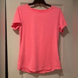 Zyia Flamingo stripe tshirt